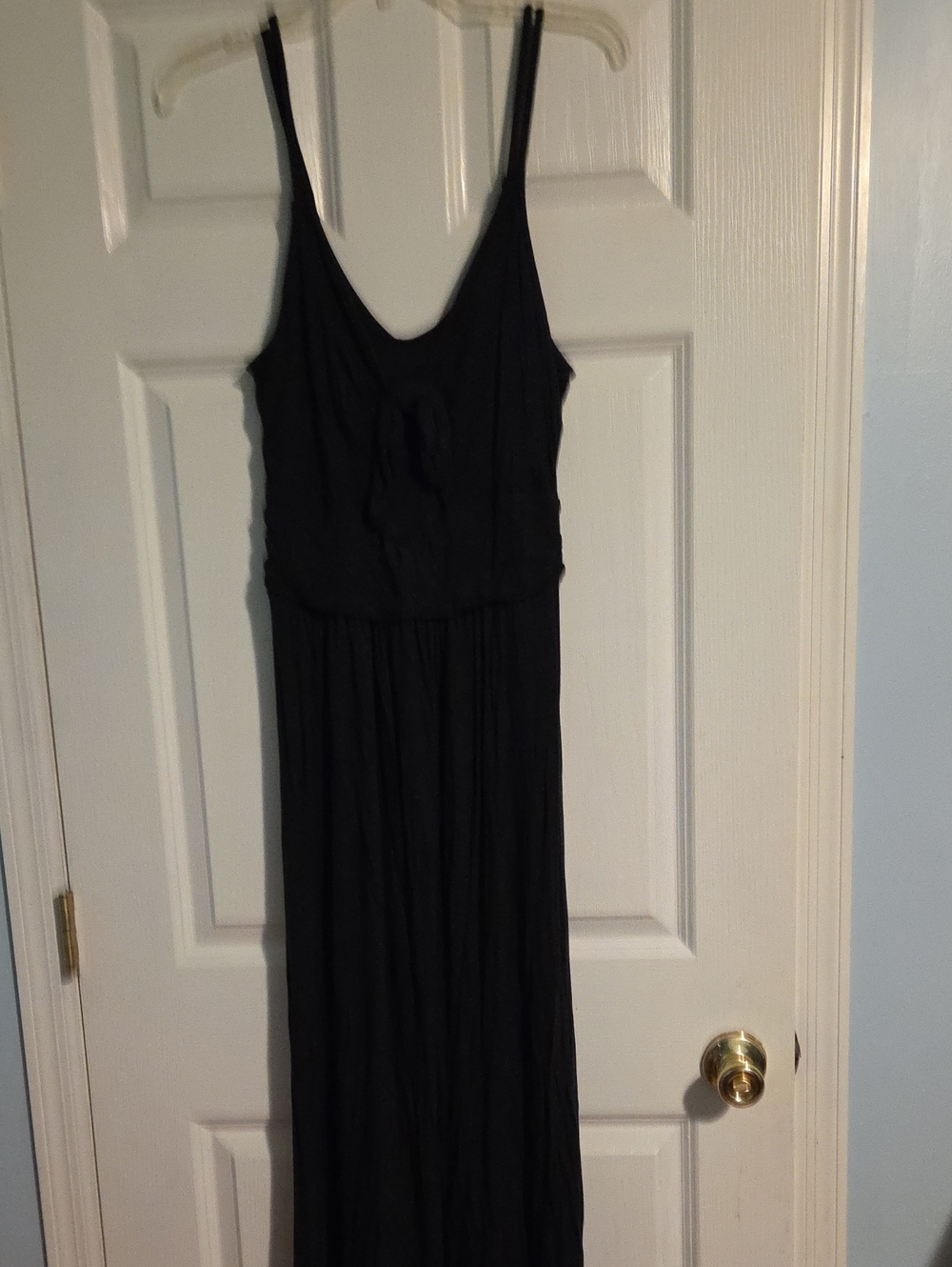 Maurices Black Maxi Dress with Spaghetti Straps